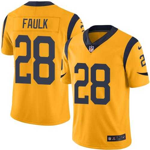 Nike Men & Women & Youth Rams 28 Marshall Faulk Yellow Limited Color Rush Jersey,We sell and wholesale Nike Men & Women & Youth Rams 28 Marshall Faulk Yellow Limited Color Rush Jersey on line form chian!